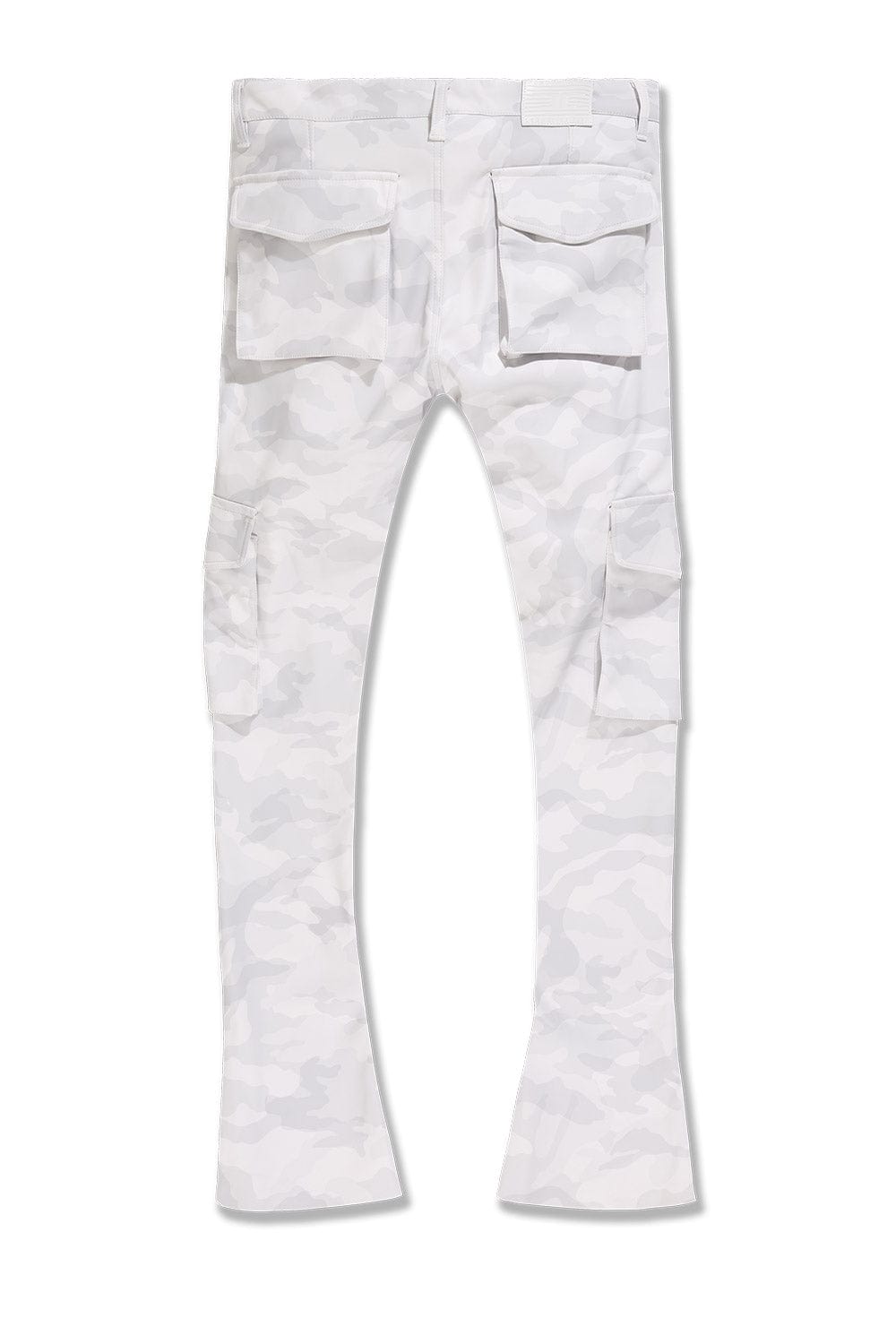 Skinny Stacked Fit - Trillest Cargo Pants (Arctic Camo) - Ross Stacked