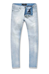 Big Men's Sean Cobalt Denim (Iced White)