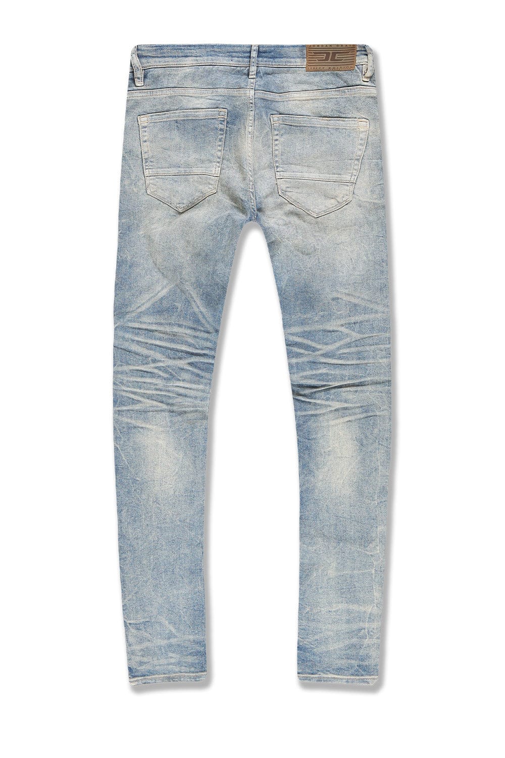 アニュアンス anuans Slim straight denim （LIGHT BLUE