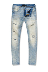 Big Men's Sean Dimensional Denim (Iced Lager)