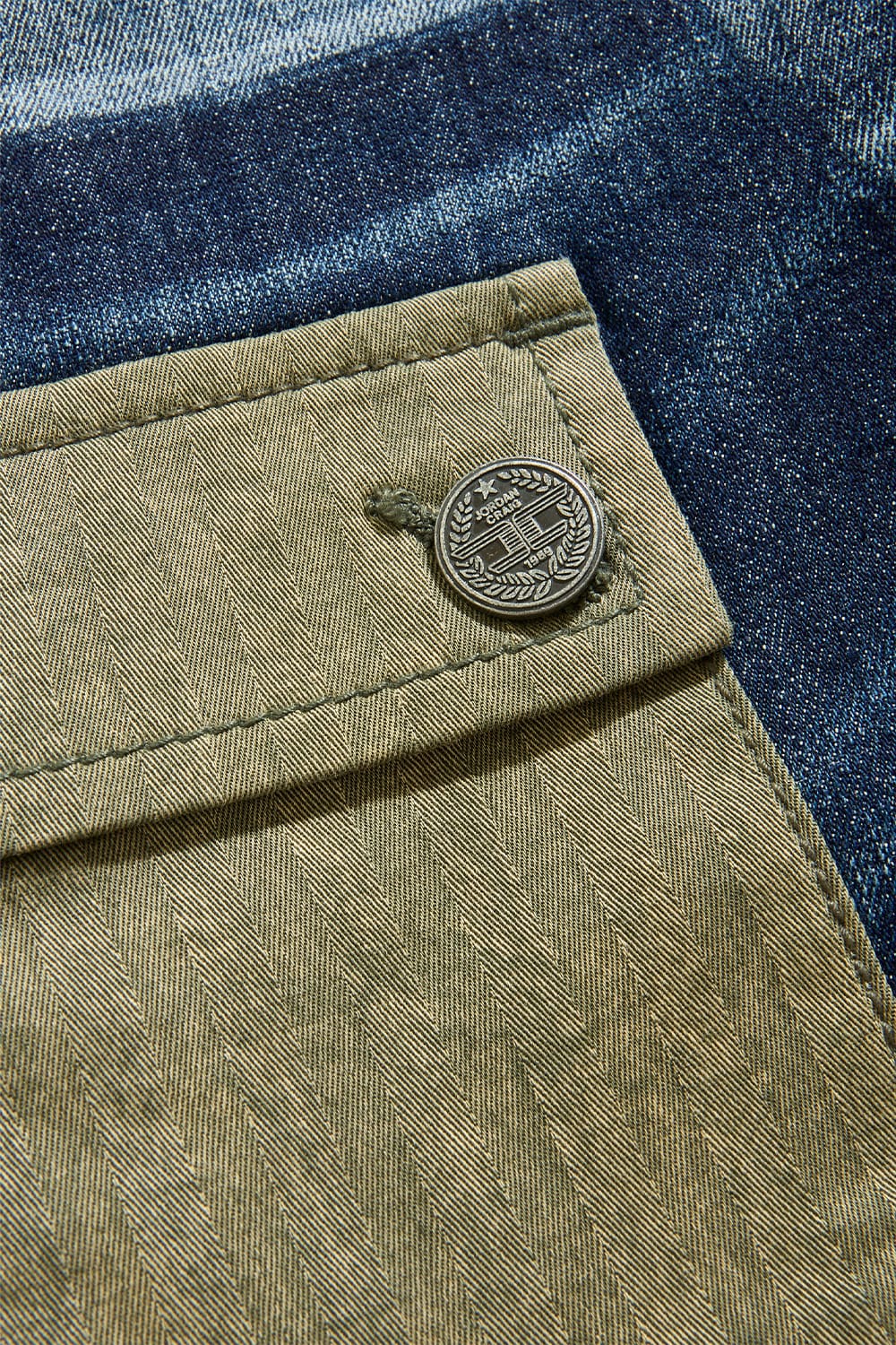 JC Kids Kids Patchwork Cargo Denim (Aged Wash)