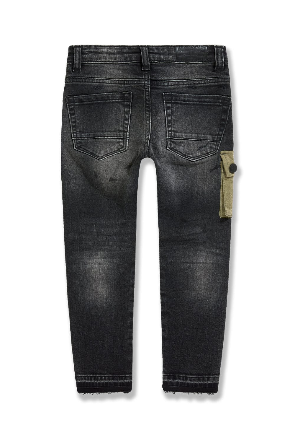 JC Kids Kids Patchwork Cargo Denim (Vintage Black)