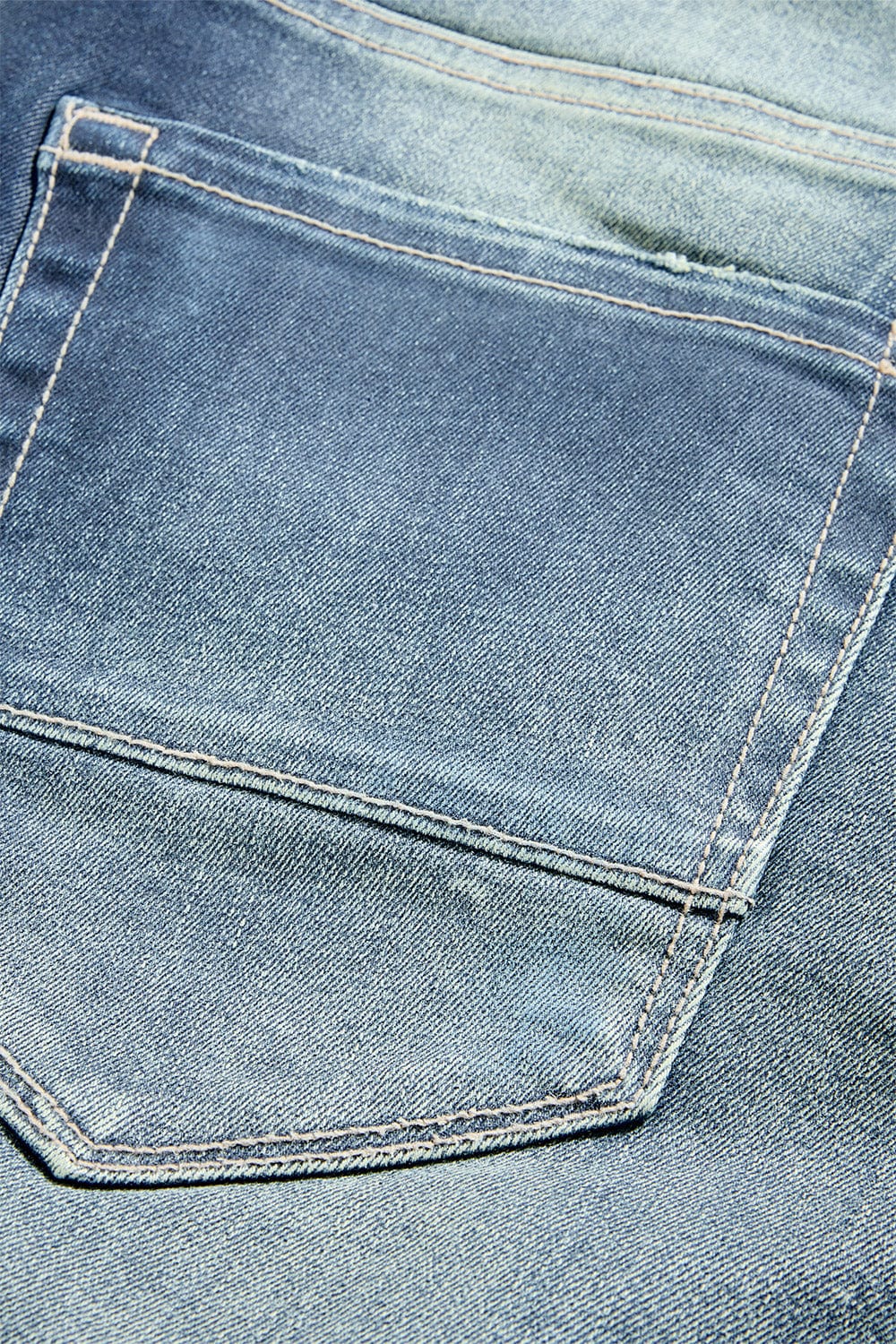 JC Big Men Big Men's Sean Kevlar Denim (Clear Coated Blue)