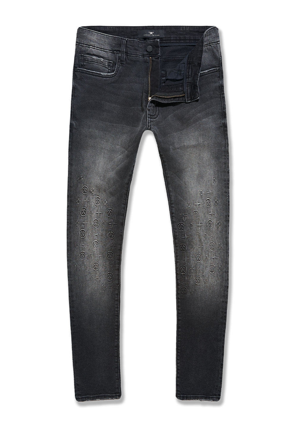 Sean - Monogram Denim (Black Shadow)