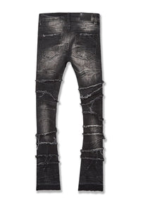 Kids Stacked Elm Street Denim (Black Shadow)