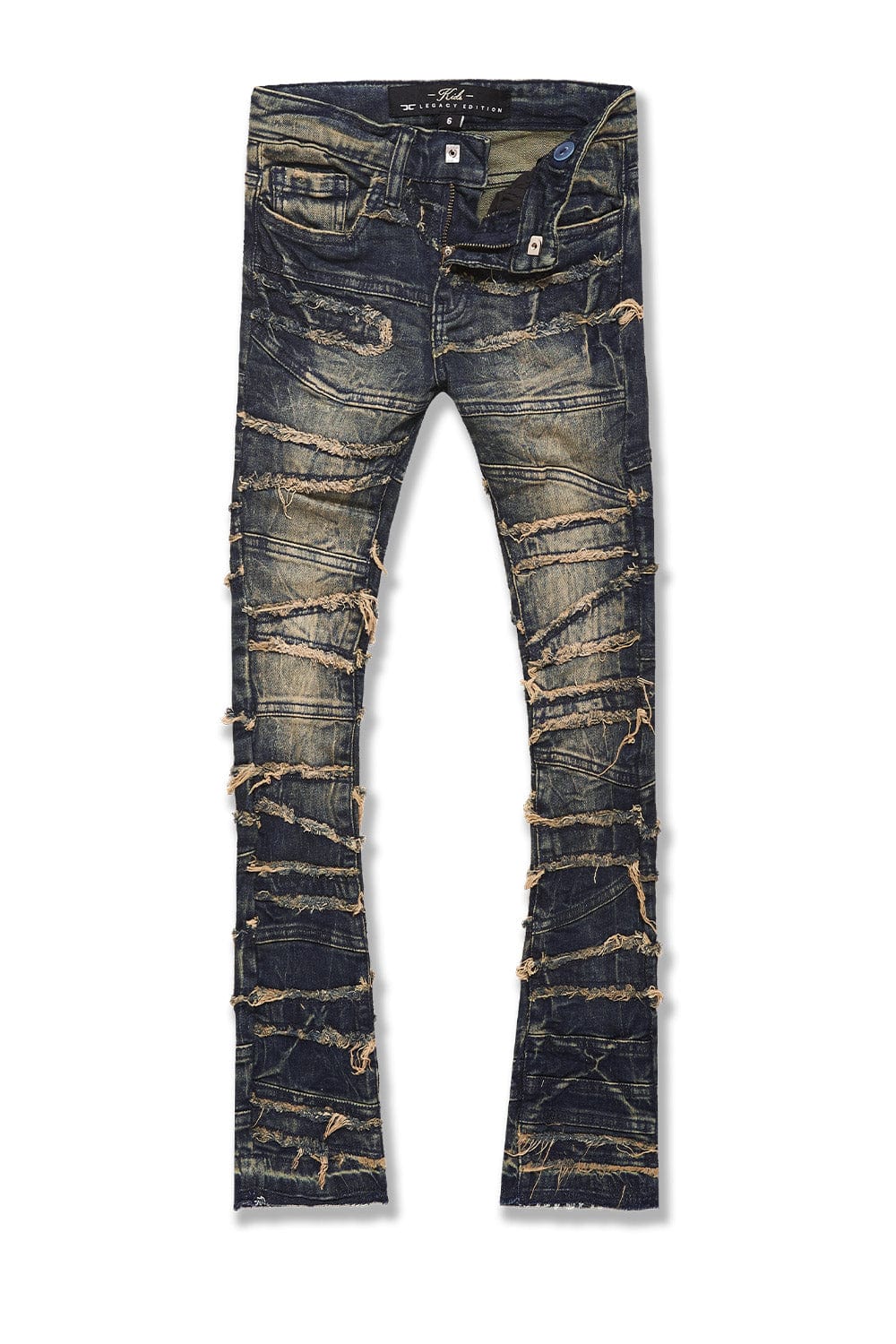 JC Kids Kids Stacked Elm Street Denim (Dark Vintage) 2 / Dark Vintage