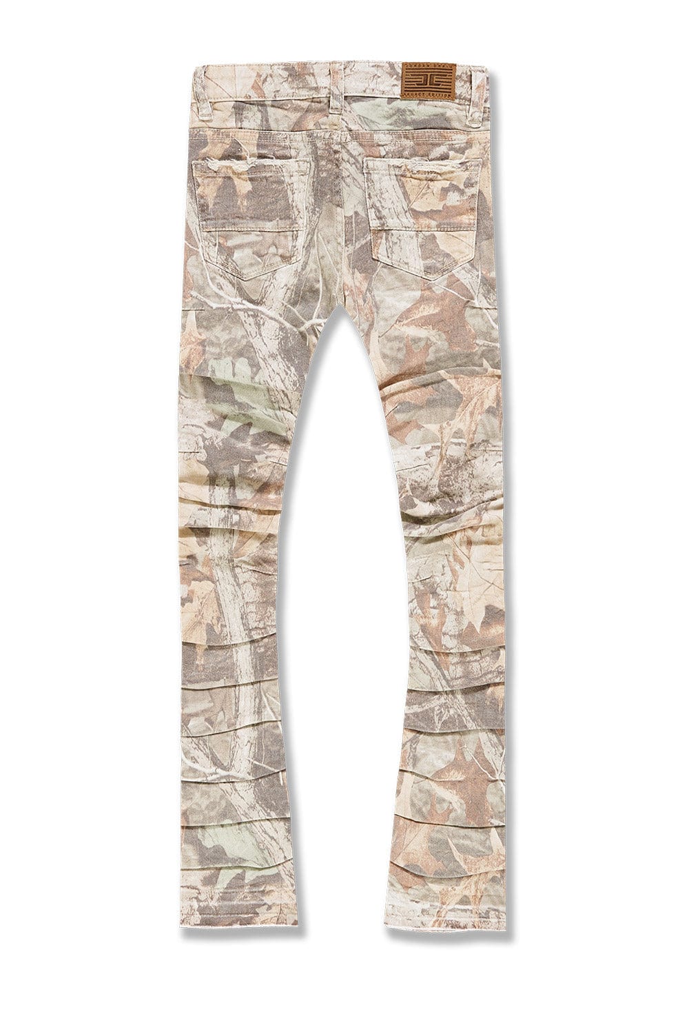 JC Kids Kids Stacked Ripple Effect Pants (Birch Mist)