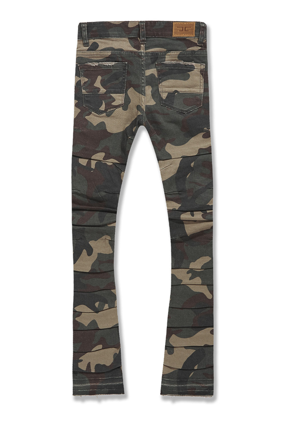 JC Kids Kids Stacked Ripple Effect Pants (Woodland)