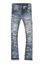 Kids Stacked Ripple Effect Denim (Desert Storm)