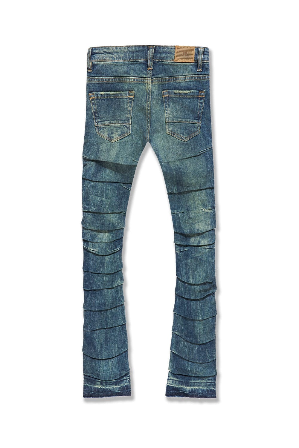 JC Kids Kids Stacked Ripple Effect Denim (Lager)