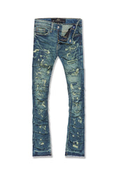 Kids Stacked Ripple Effect Denim (Lager)