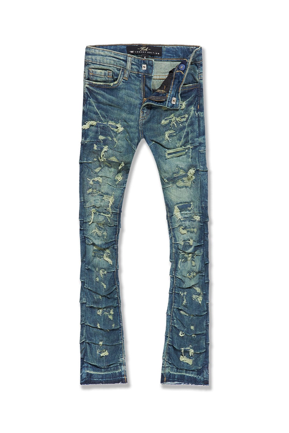 JC Kids Kids Stacked Ripple Effect Denim 5 Pack