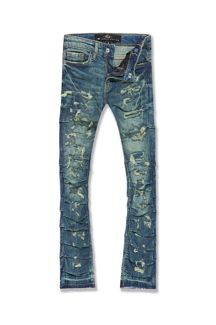 Kids Stacked Ripple Effect Denim 5 Pack #1