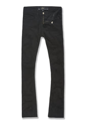 Kids Stacked Santorini Denim (Black)