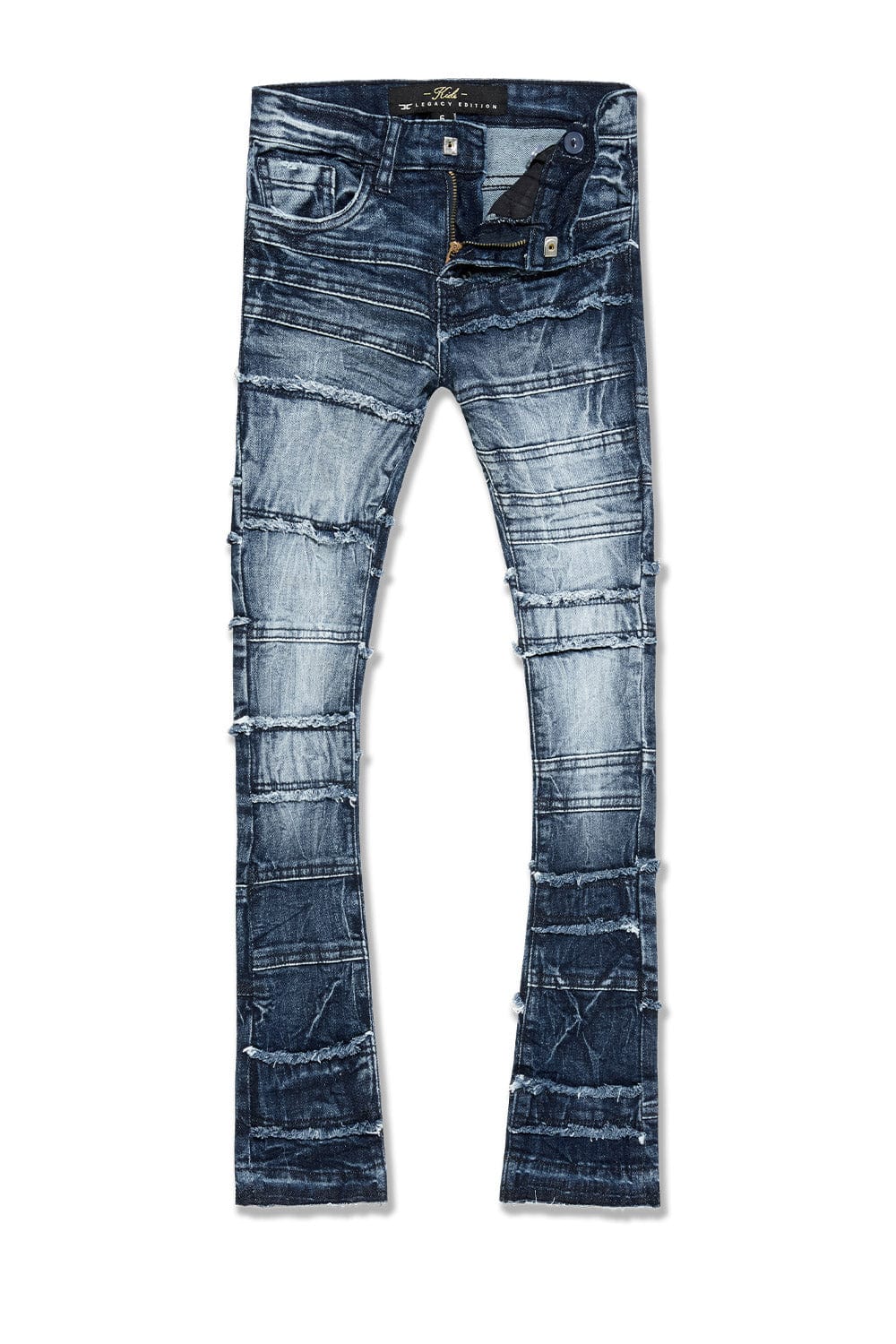 JC Kids Kids Stacked Jason Denim (Deep Blue) 2 / Deep Blue