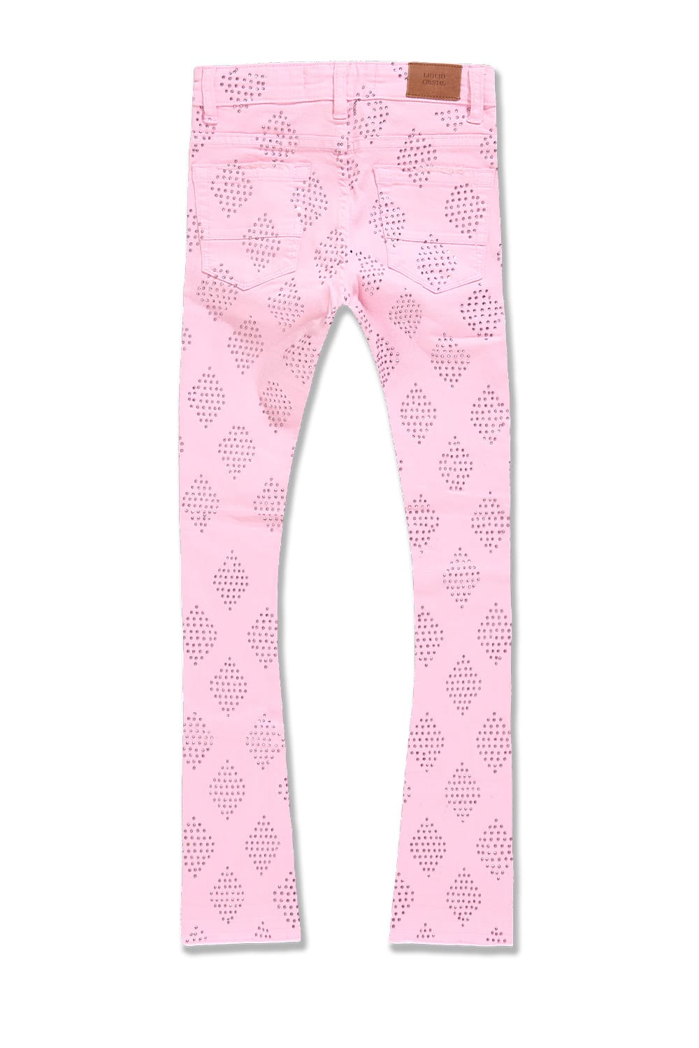 JC Kids Kids Liquid Diamonds Stacked Twill Pants