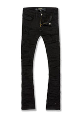 Kids Moonlight Crystal Stacked Denim (Jet Black)
