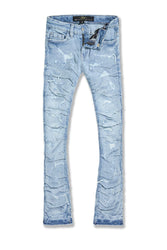 Kids Moonlight Crystal Stacked Denim (Sky Blue)