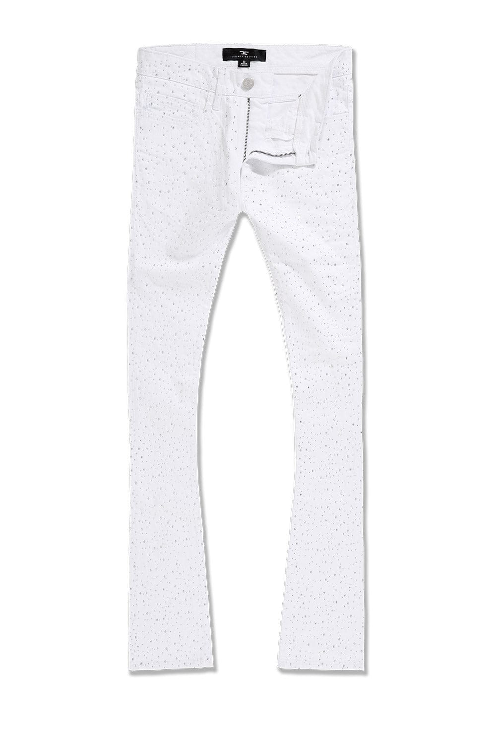 Jordan Craig Super Skinny Stacked Fit - Local Dealer Denim - Martin Stacked Collection (White) 28 / White