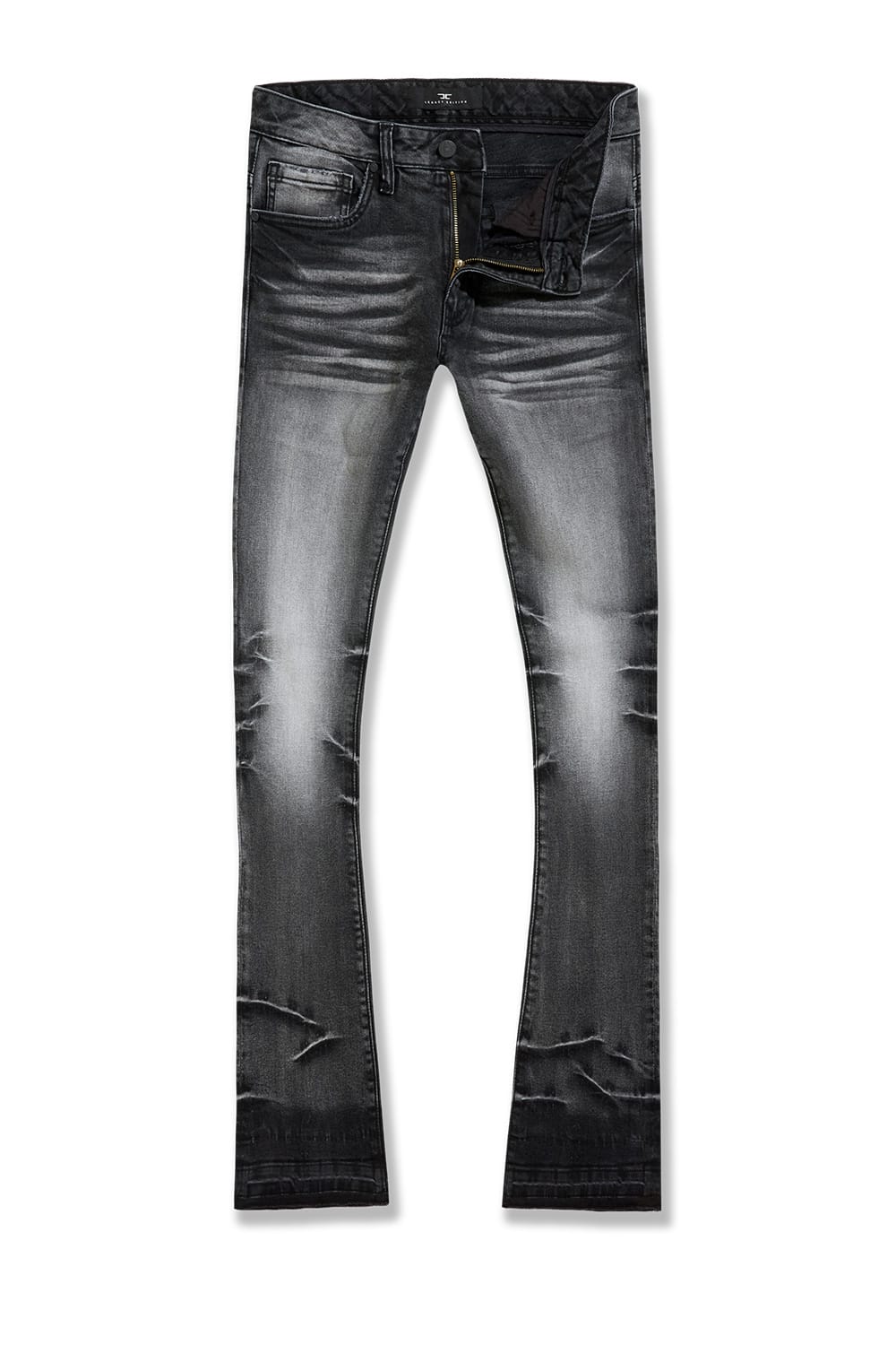 Jordan Craig Super Skinny Stacked - El Nino Denim - Martin Stacked Collection Black Shadow / 30