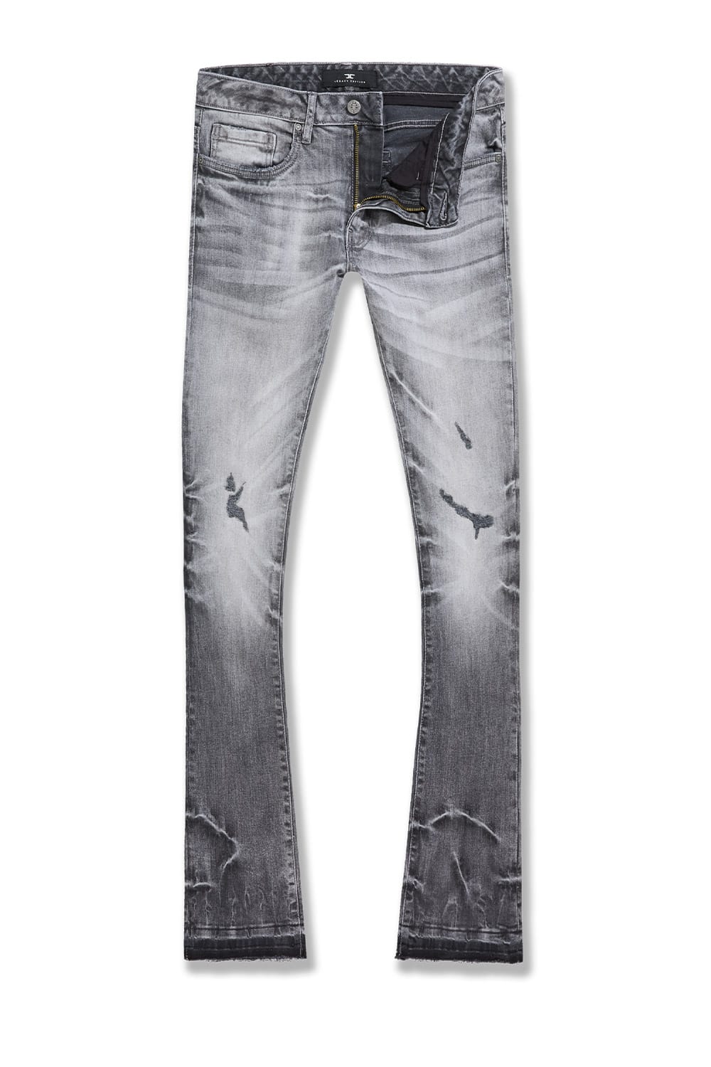 Jordan Craig Super Skinny Stacked - Cayuga Denim - Martin Stacked Collection Smoked Grey / 30