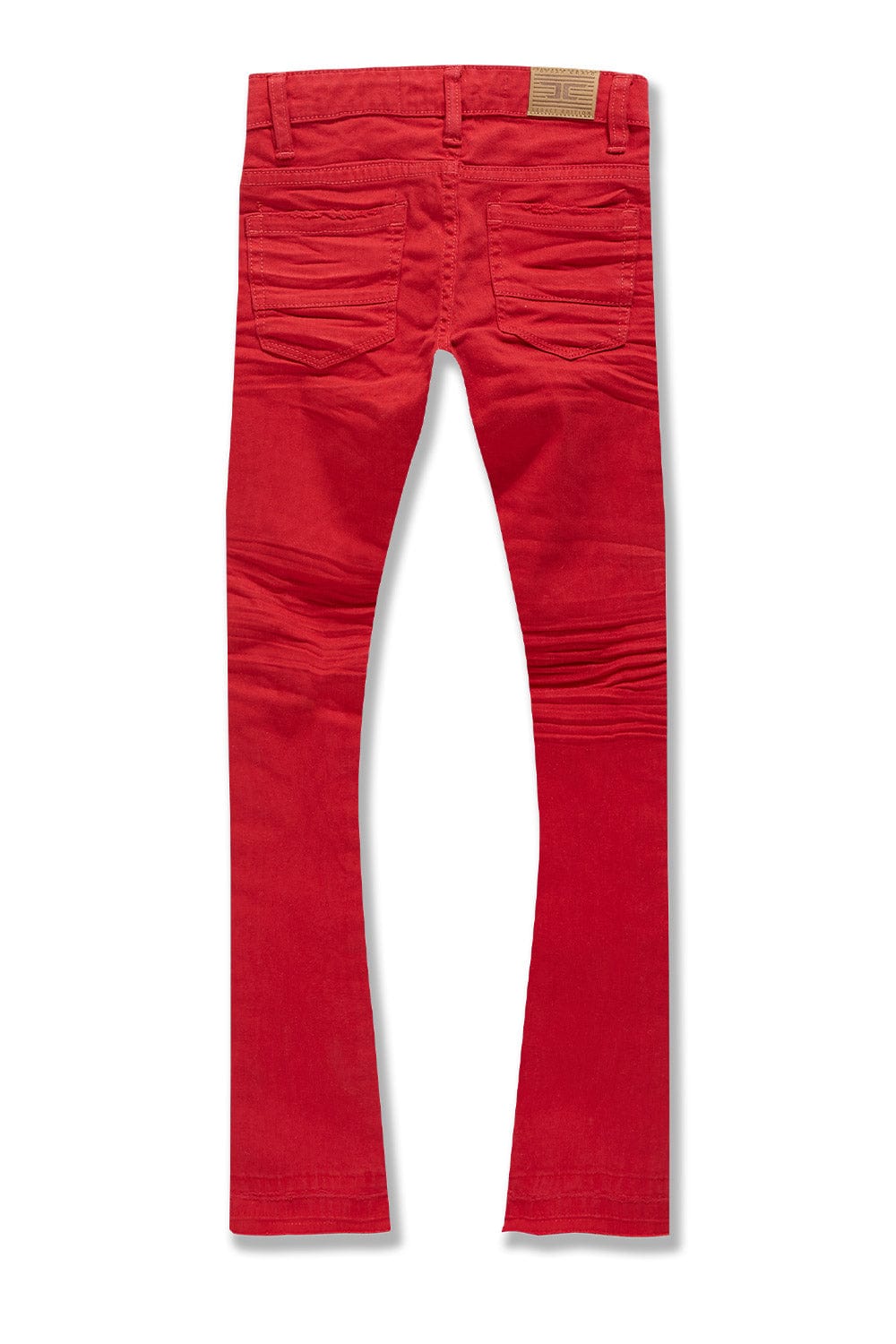 BB Kids Stacked Tribeca Twill Pants (Red)