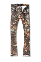 Kids Stacked Tribeca Twill Pants (Timber Shade)