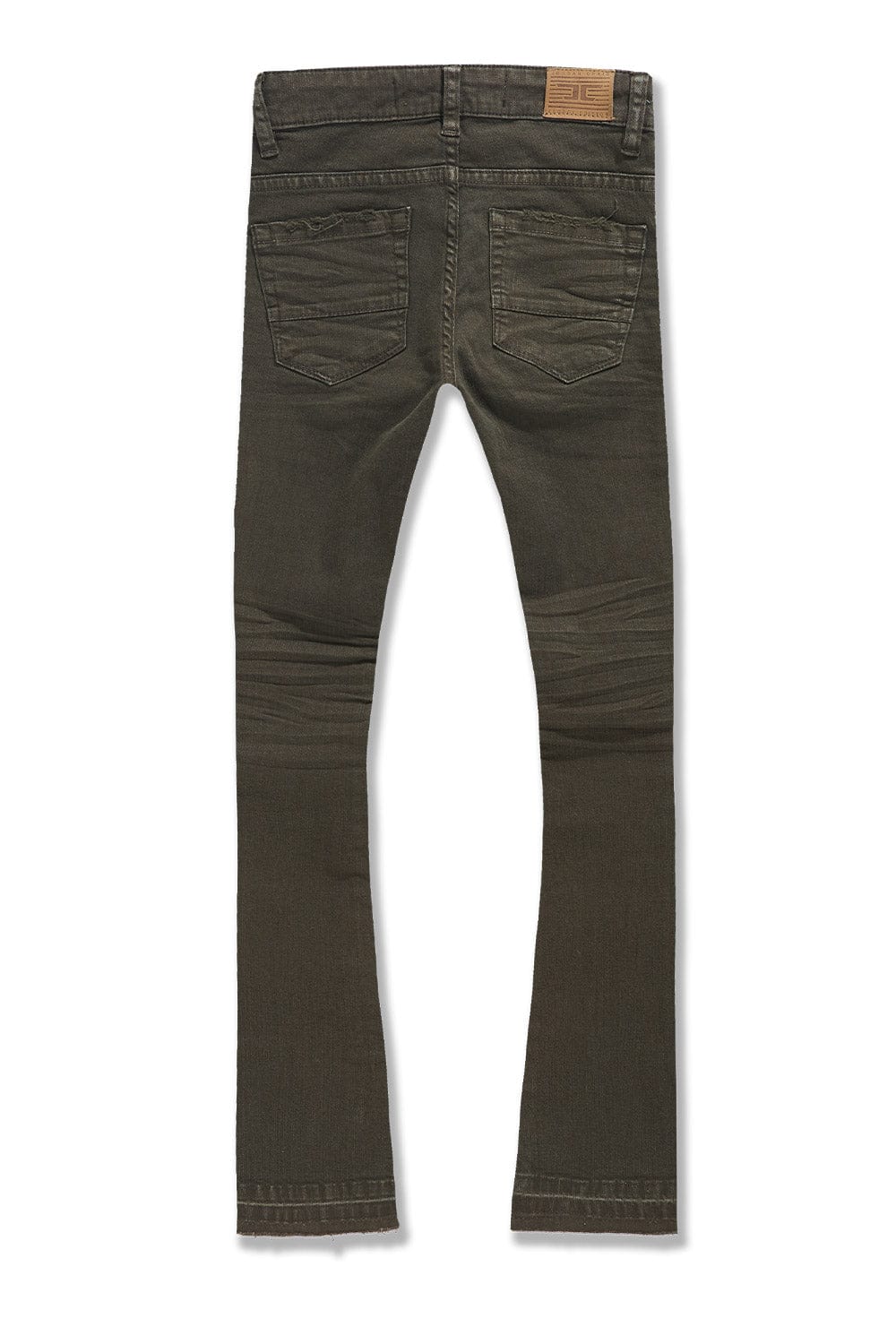 JC Kids Kids Stacked Tribeca Twill Pants (Army Green)