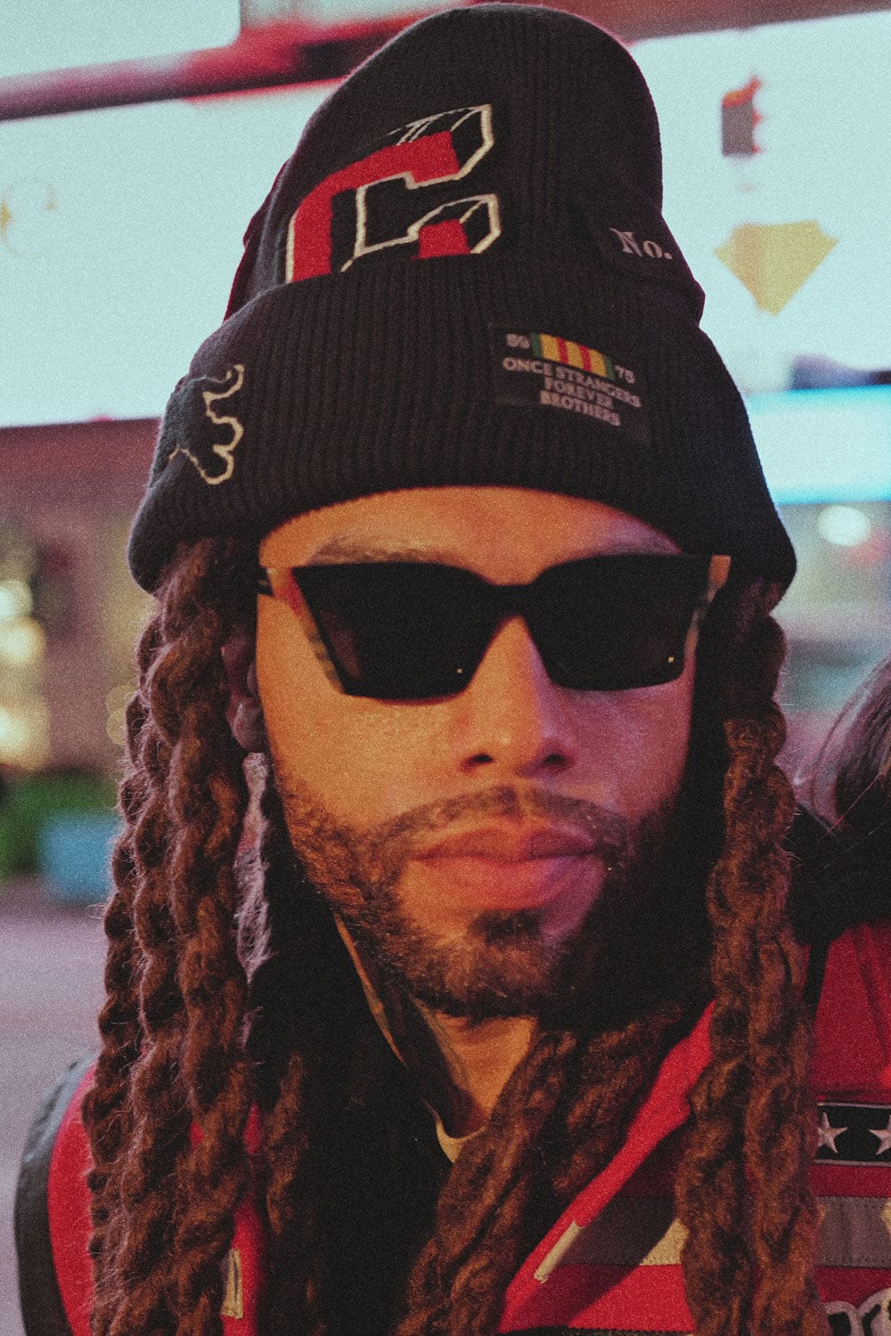 Jordan Craig Purple Heart Beanie