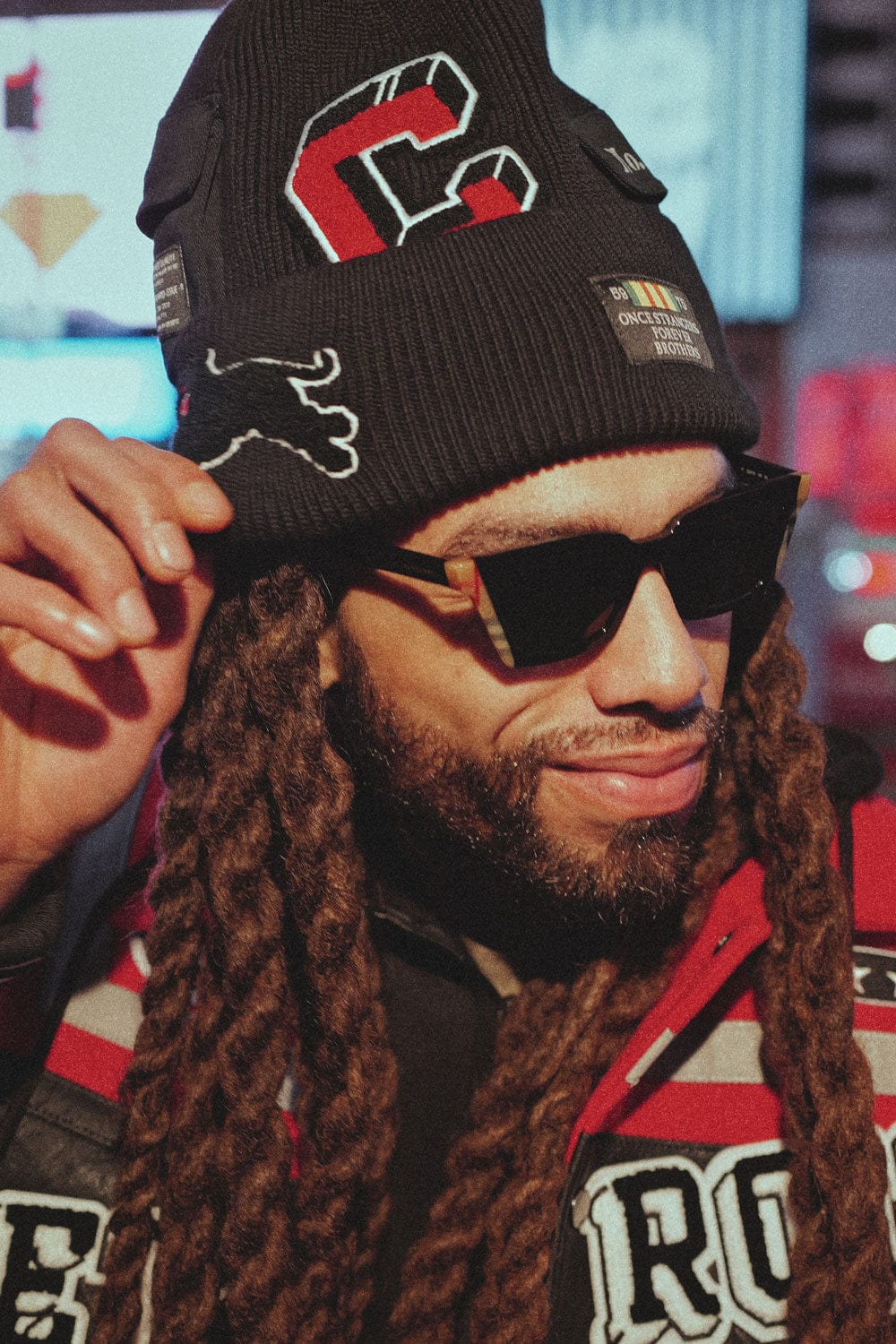 Jordan Craig Purple Heart Beanie