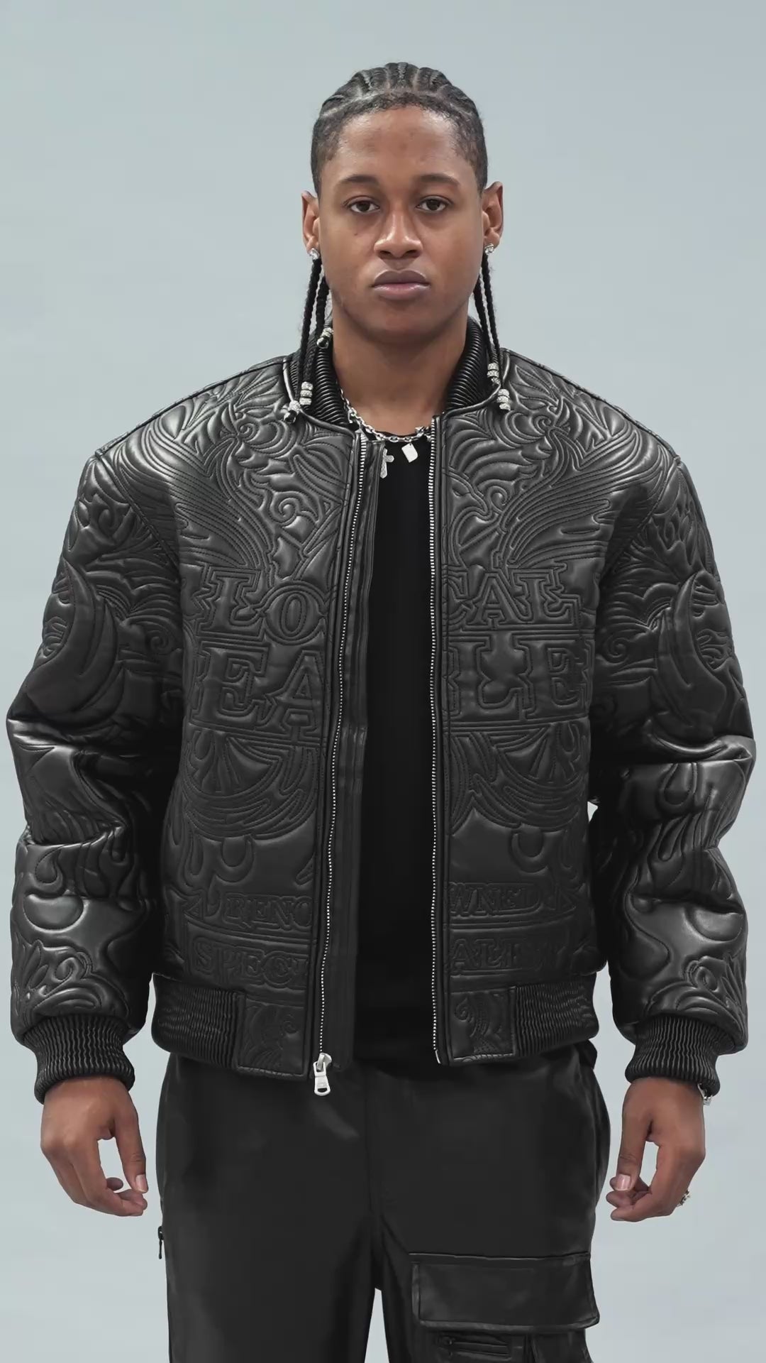 Harlem World Bomber Jacket (Black)