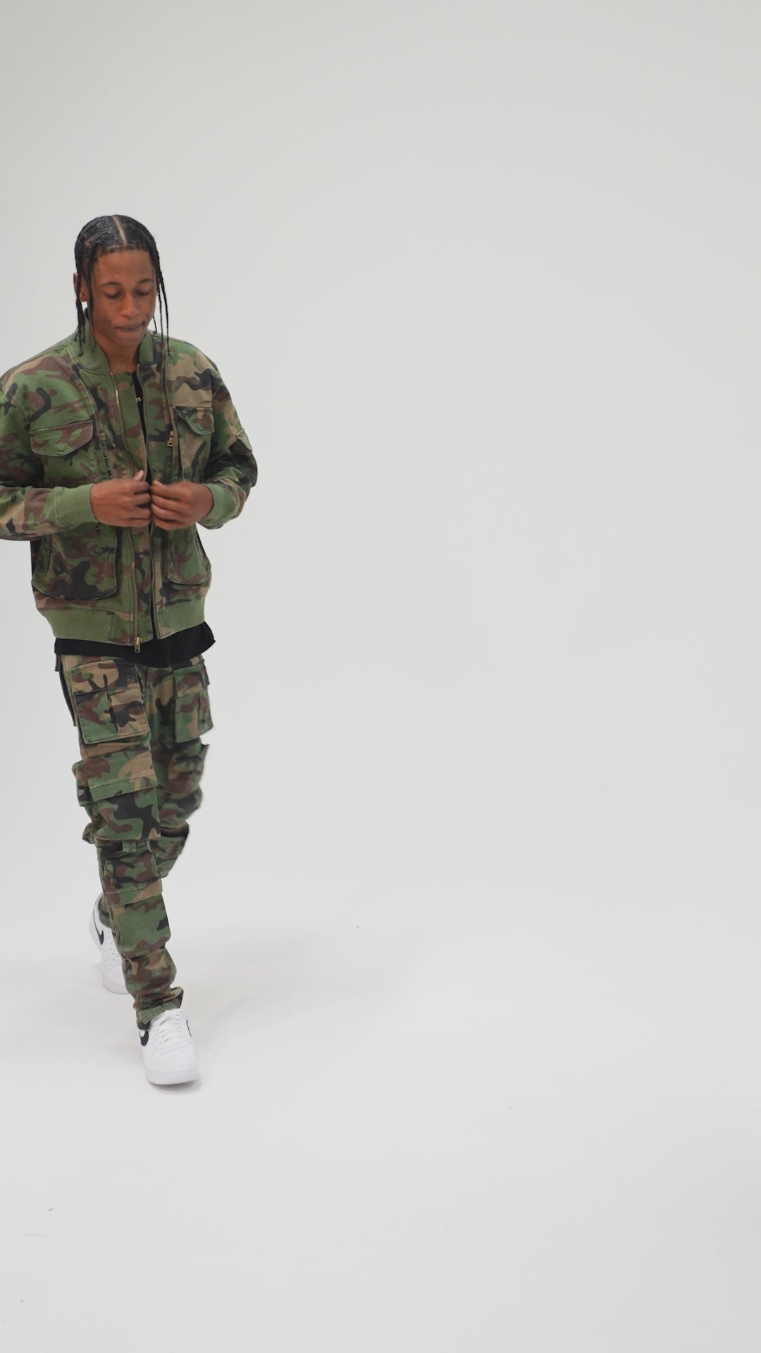 Slim Taper Fit - Camo Mercenary Denim (Vintage Camo) - Sean Collection