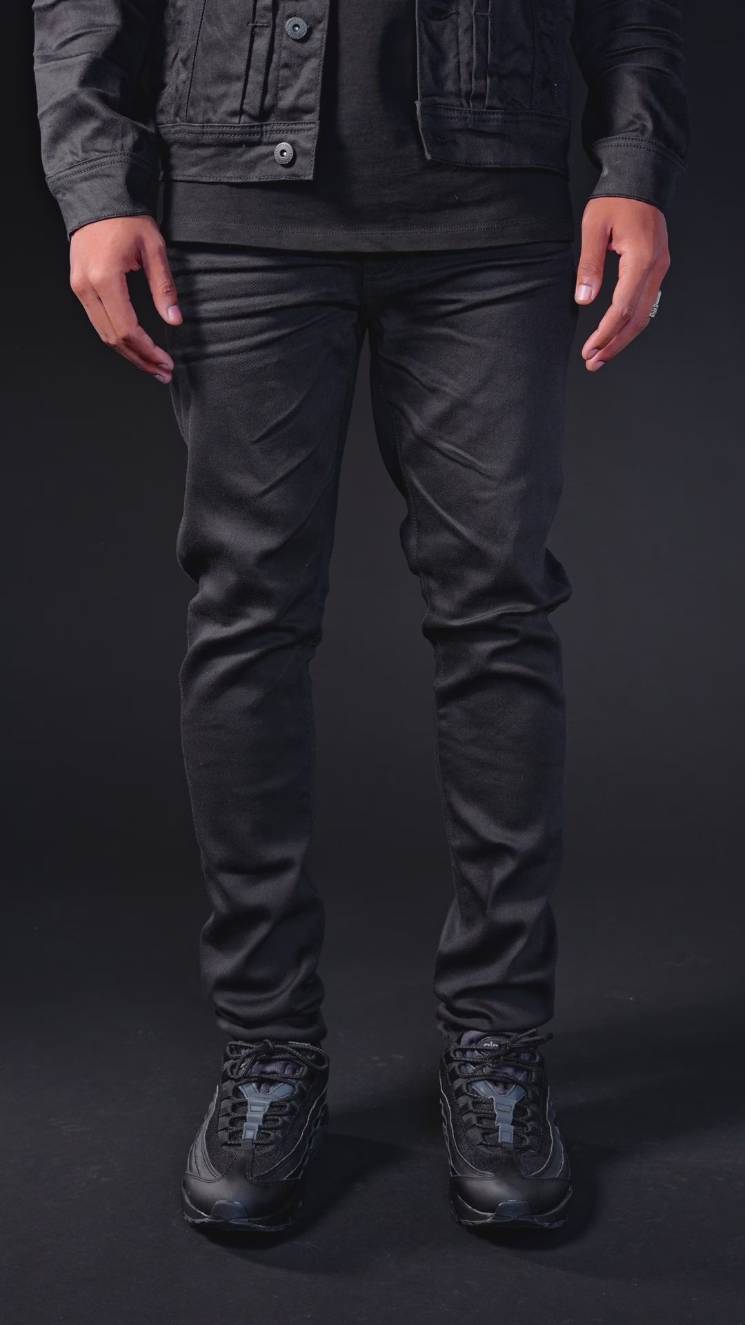 Slim Taper Fit - Obsidian Denim (Black) - Sean Collection