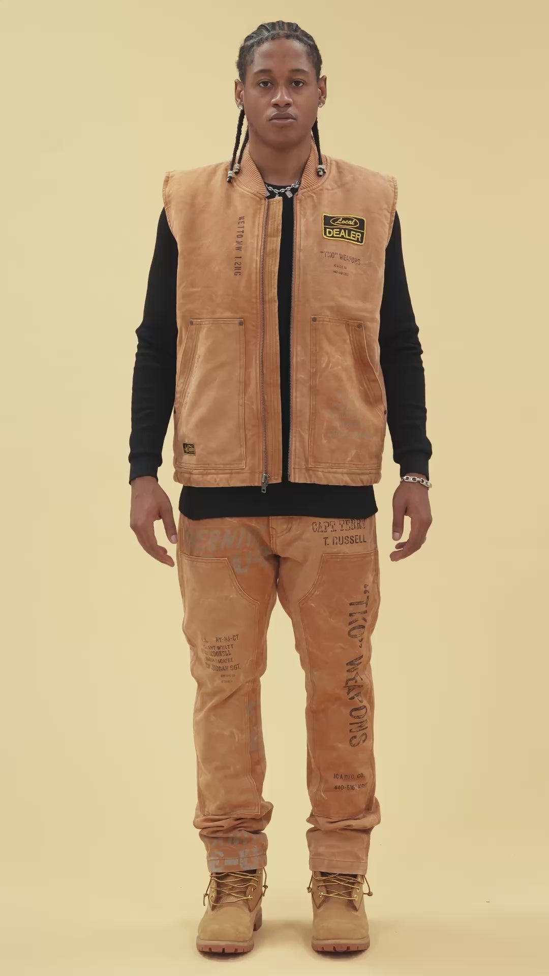 Xavier - Local Dealer Duck Canvas Carpenter Pants
