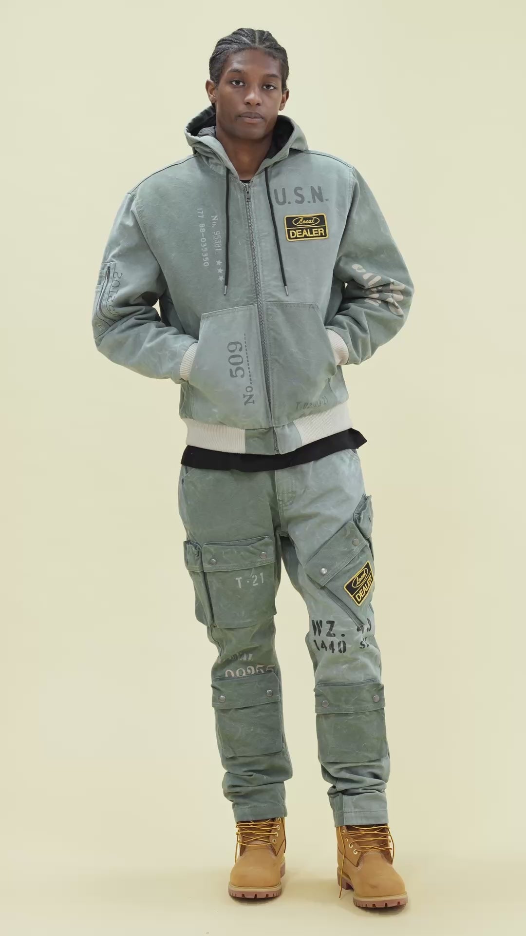 Pelham Bay Hooded Work Jacket