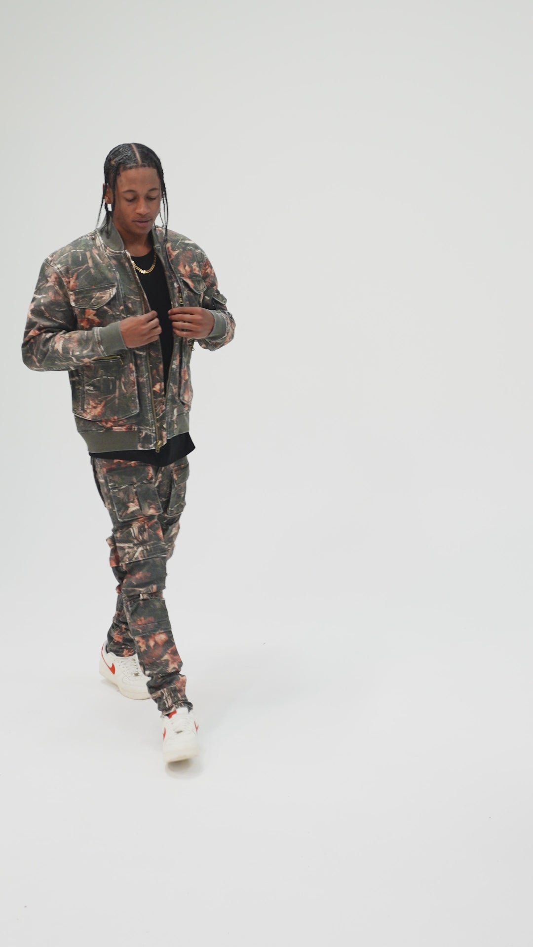 Slim Taper Fit - Camo Mercenary Denim (Timber Shade) - Sean Collection