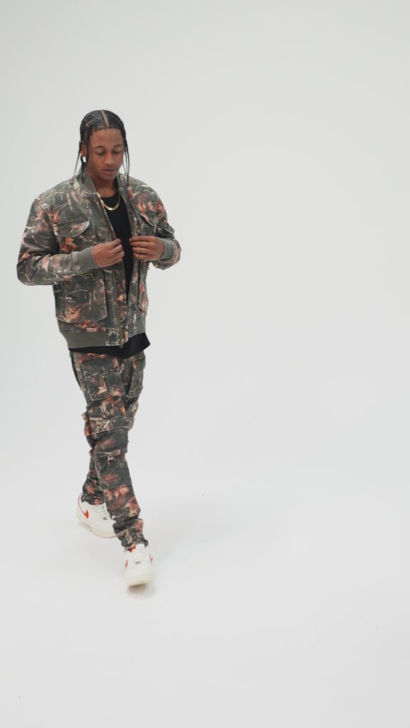 Sean - Camo Mercenary Denim (Timber Shade)