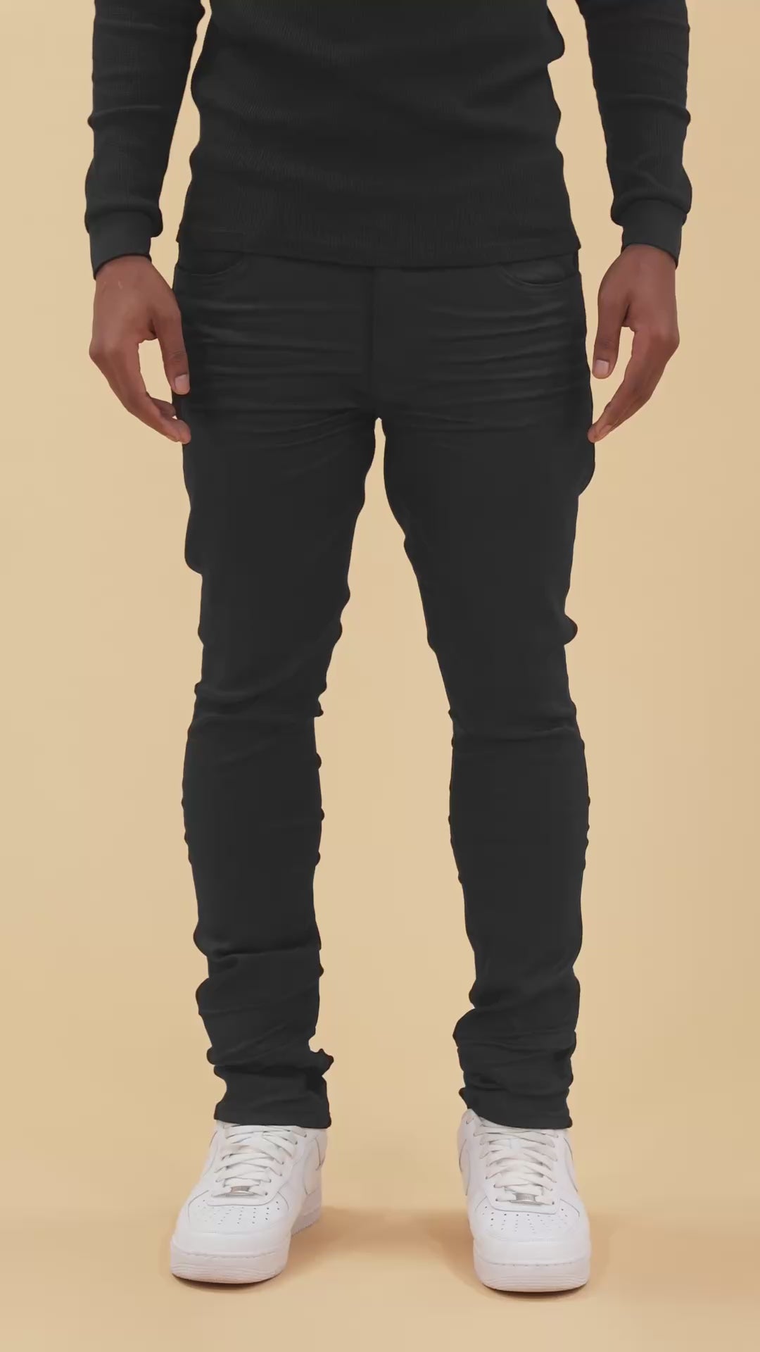 Slim Taper Fit - Obsidian Denim (Black) - Sean Collection