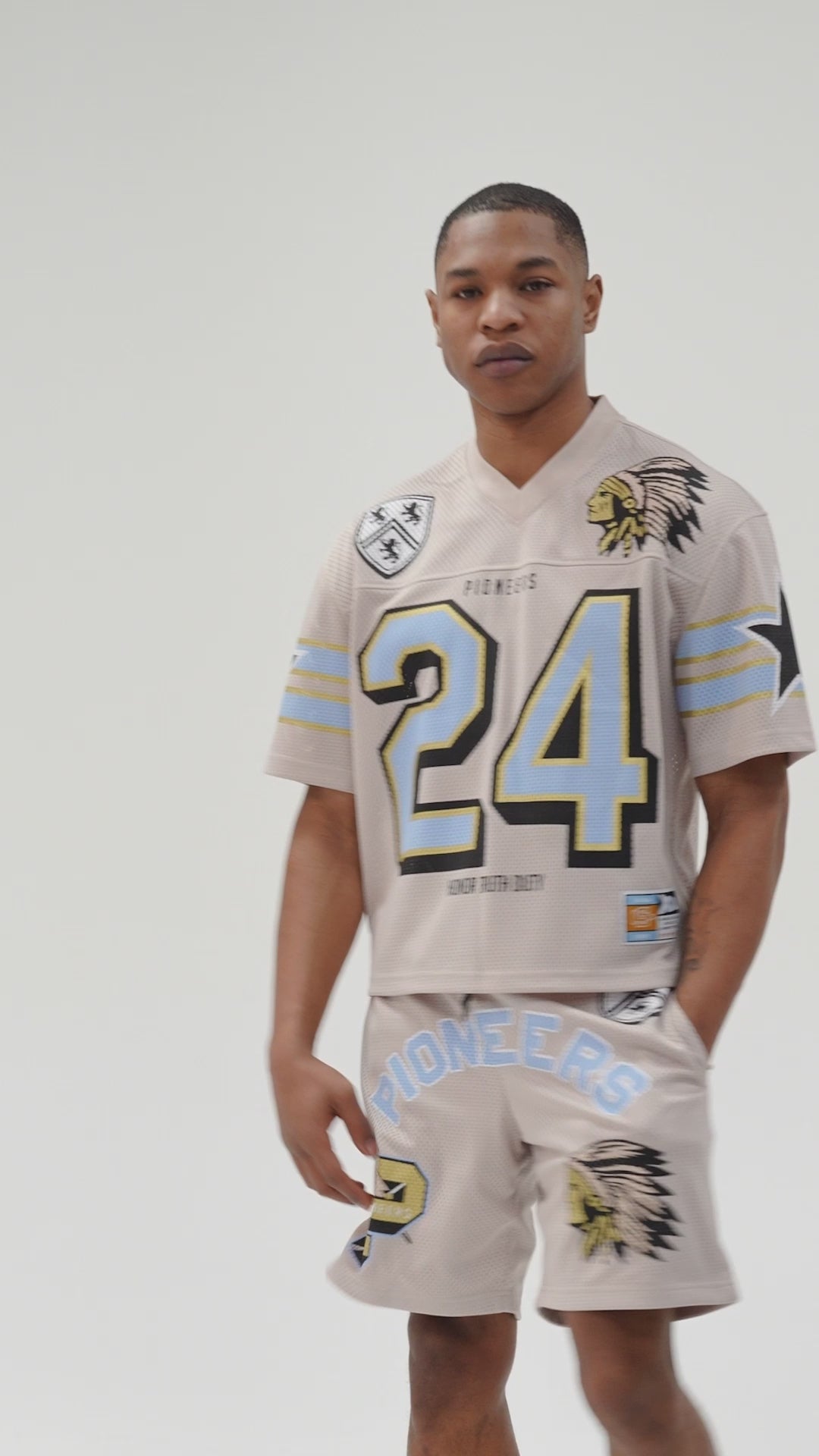 Pioneer Football Jersey (Cream)