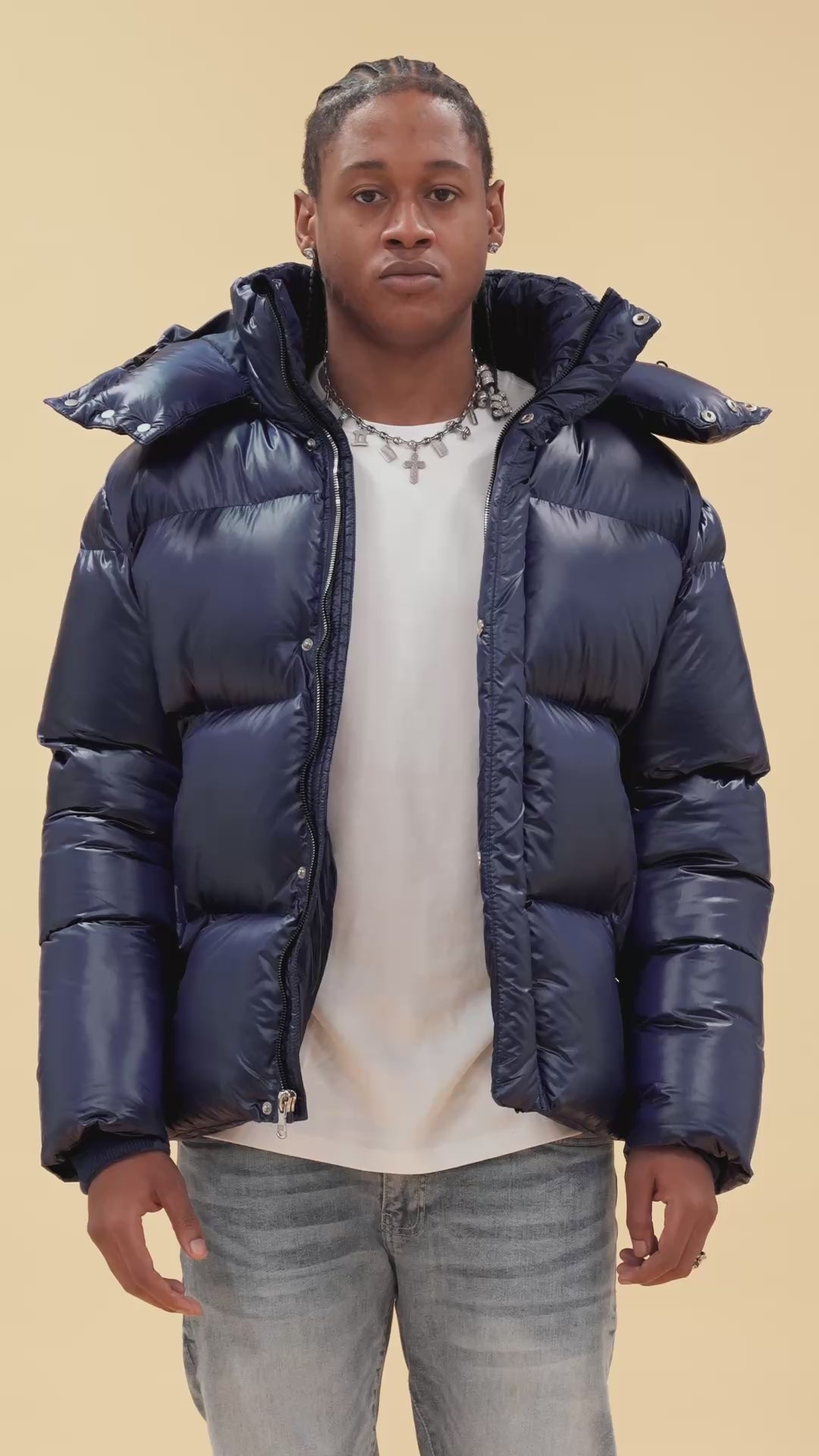 Astoria Bubble Jacket (Navy)