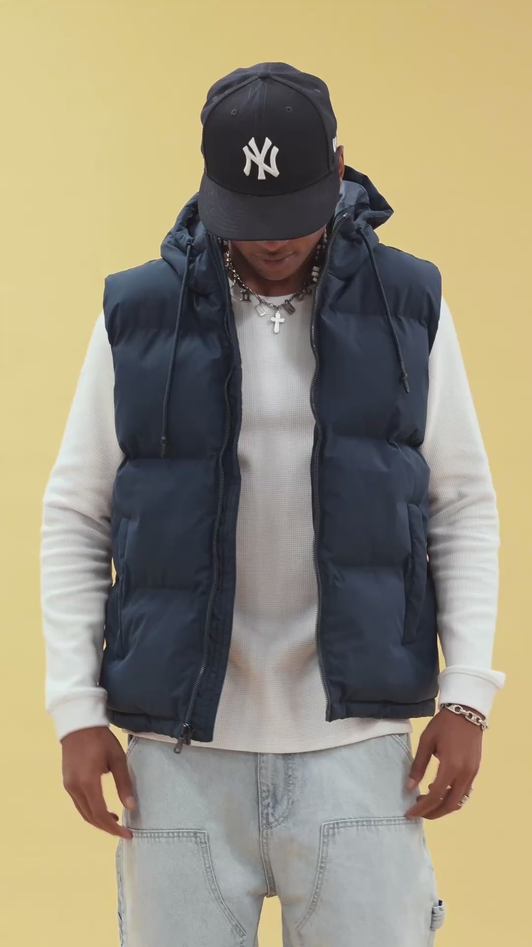 East New York Bubble Vest (Navy)