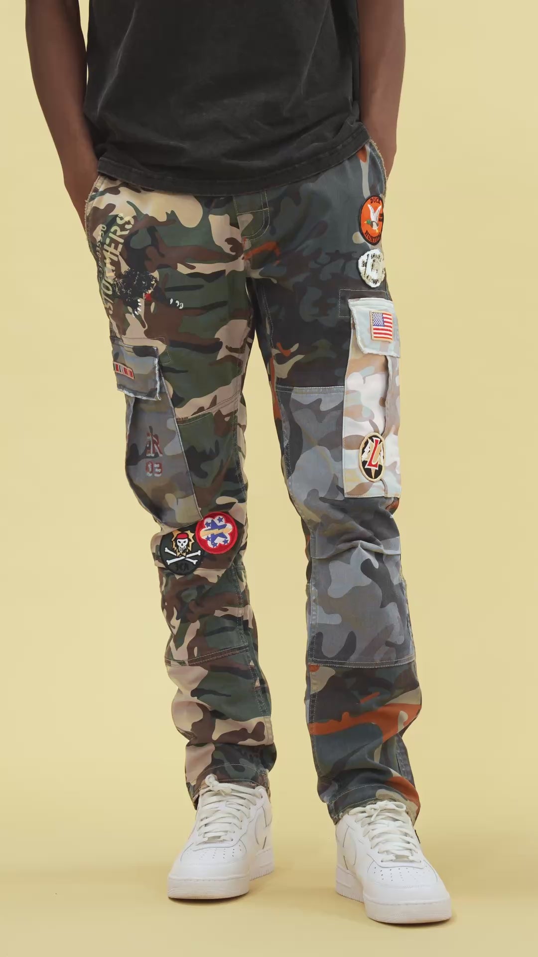 Xavier - Nomad Camo Cargo Pants (Vintage Camo)