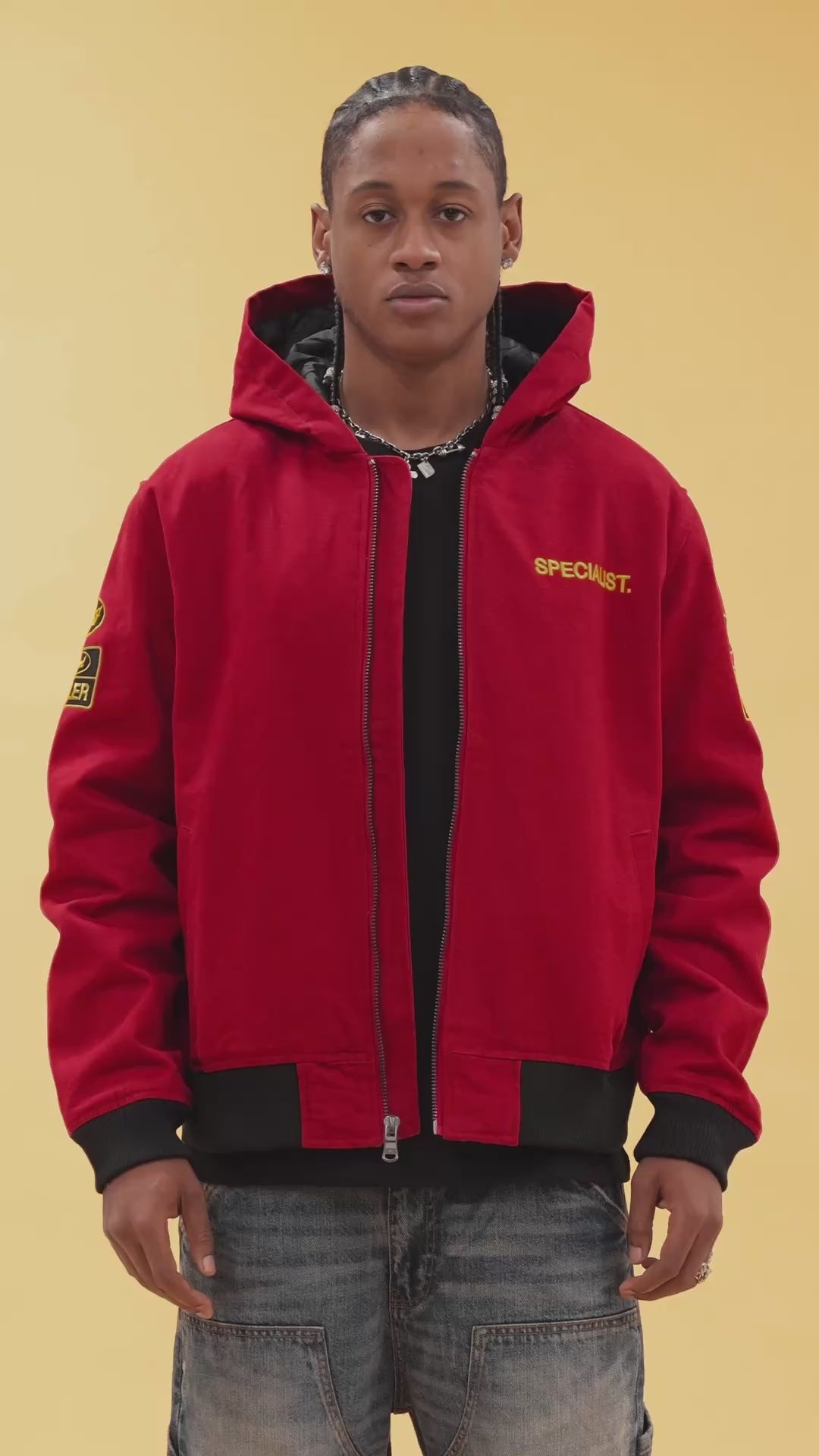 Overnite Re-Up Work Jacket (Red)