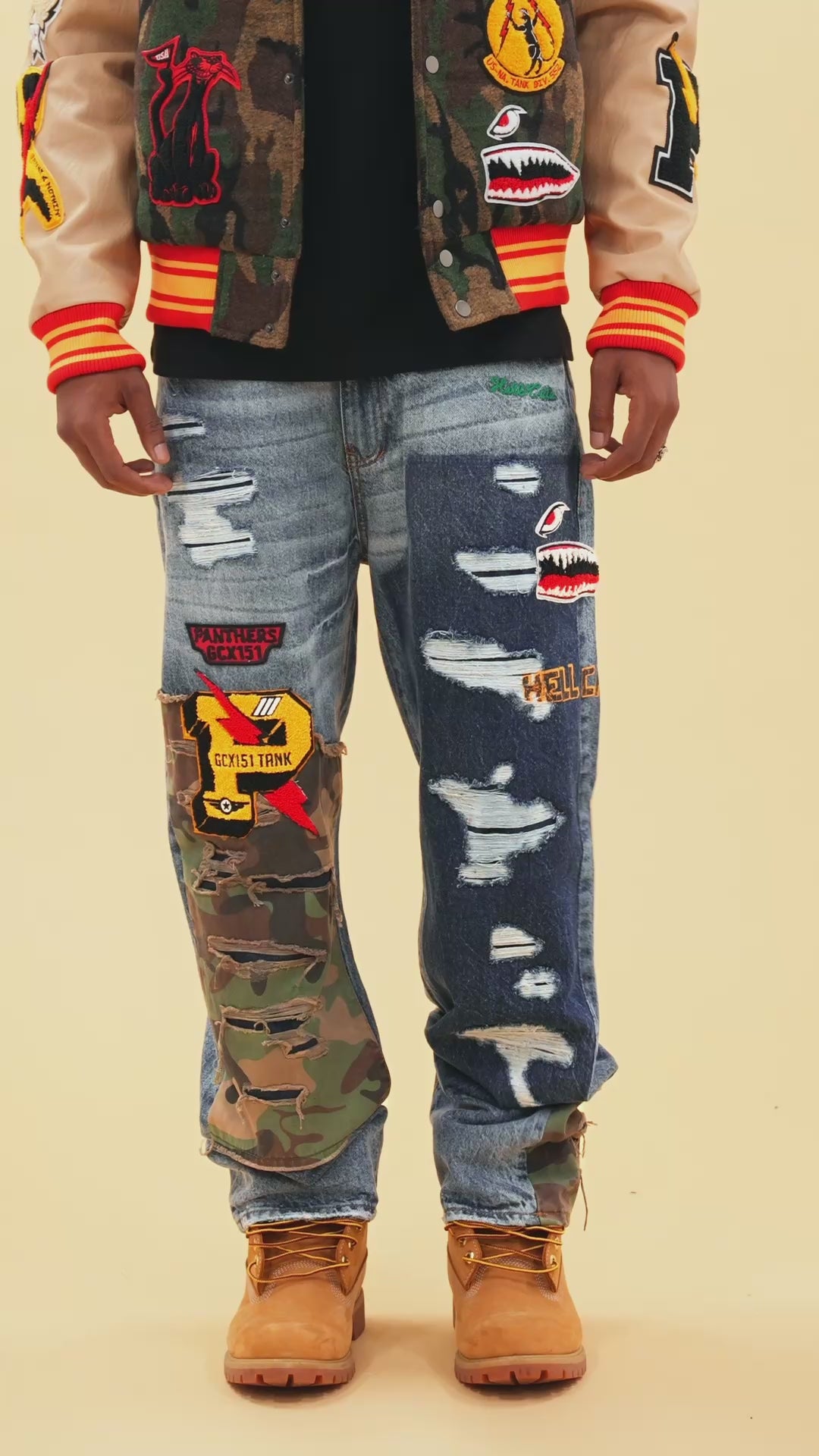 Wide Leg Fit - Hellcat Denim - Brian Collection
