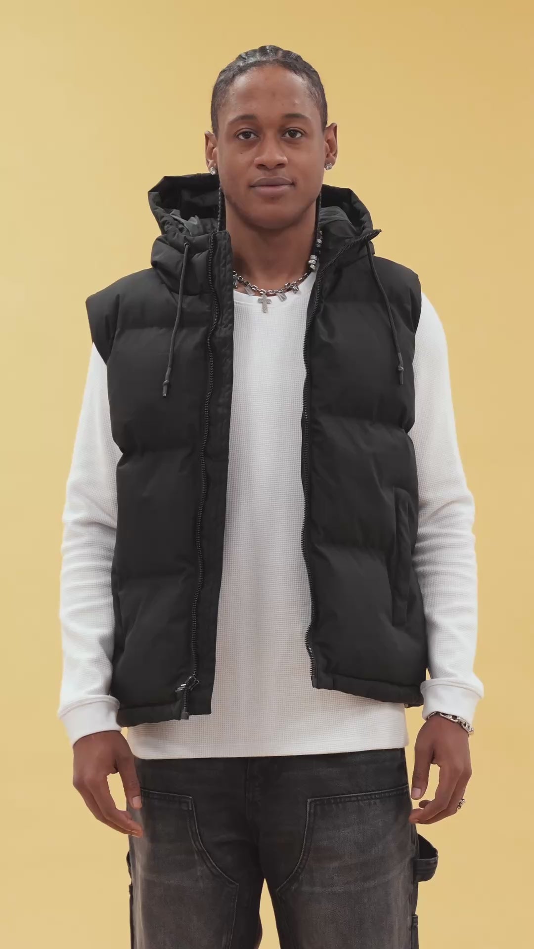 East New York Bubble Vest (Black)