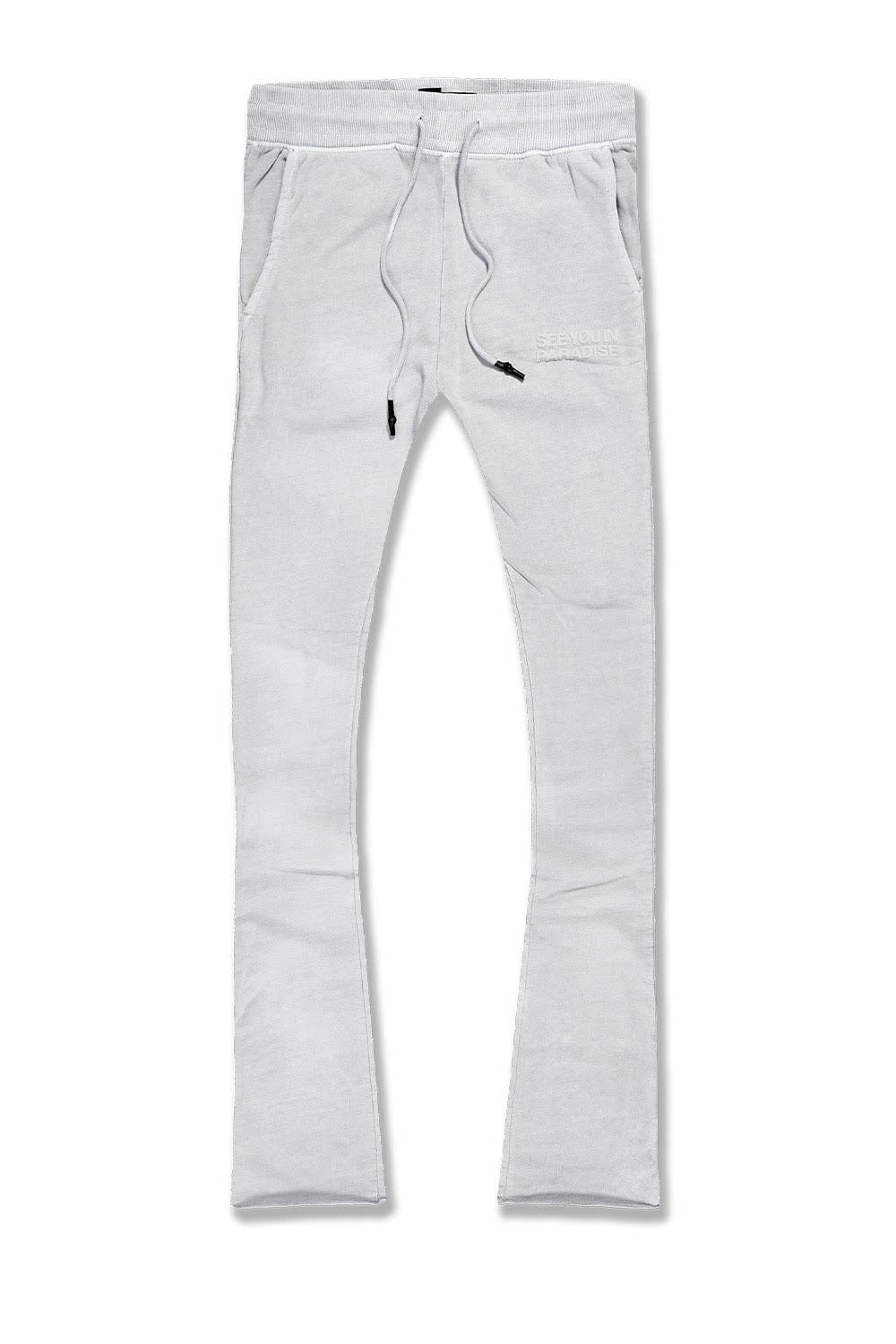 Tonal Washed Stacked Sweatpants