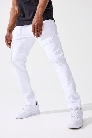 Aaron - Trailblazer Cargo Pants (White)