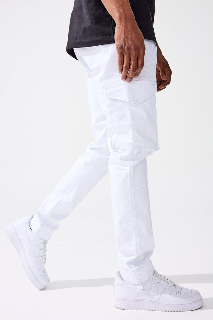 Aaron - Trailblazer Cargo Pants (White)