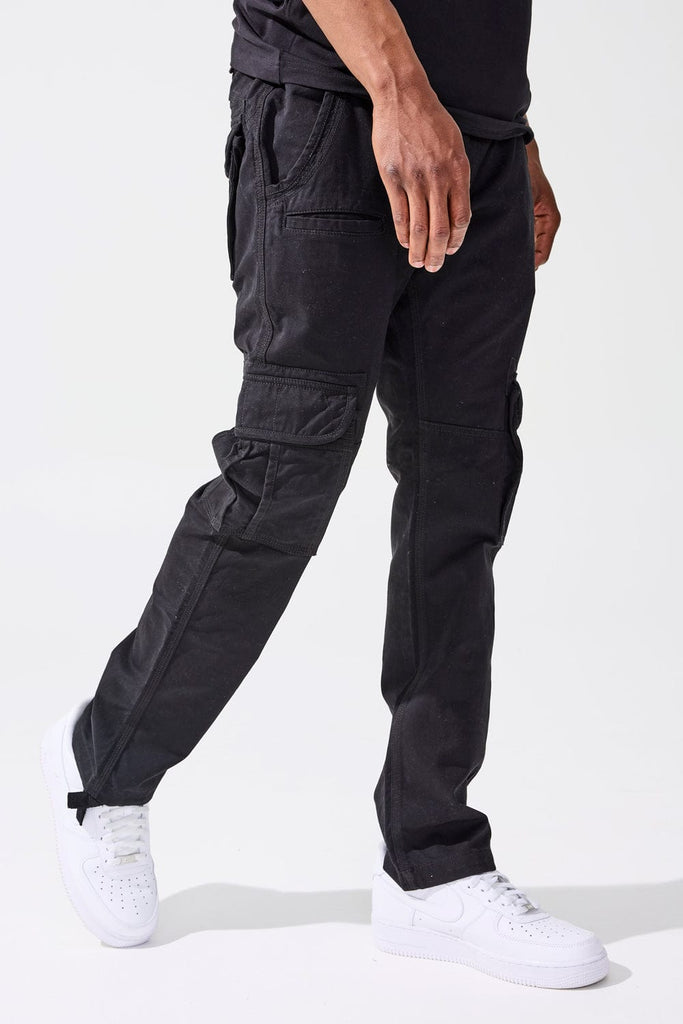 Xavier - Cargo Pants (Black) –