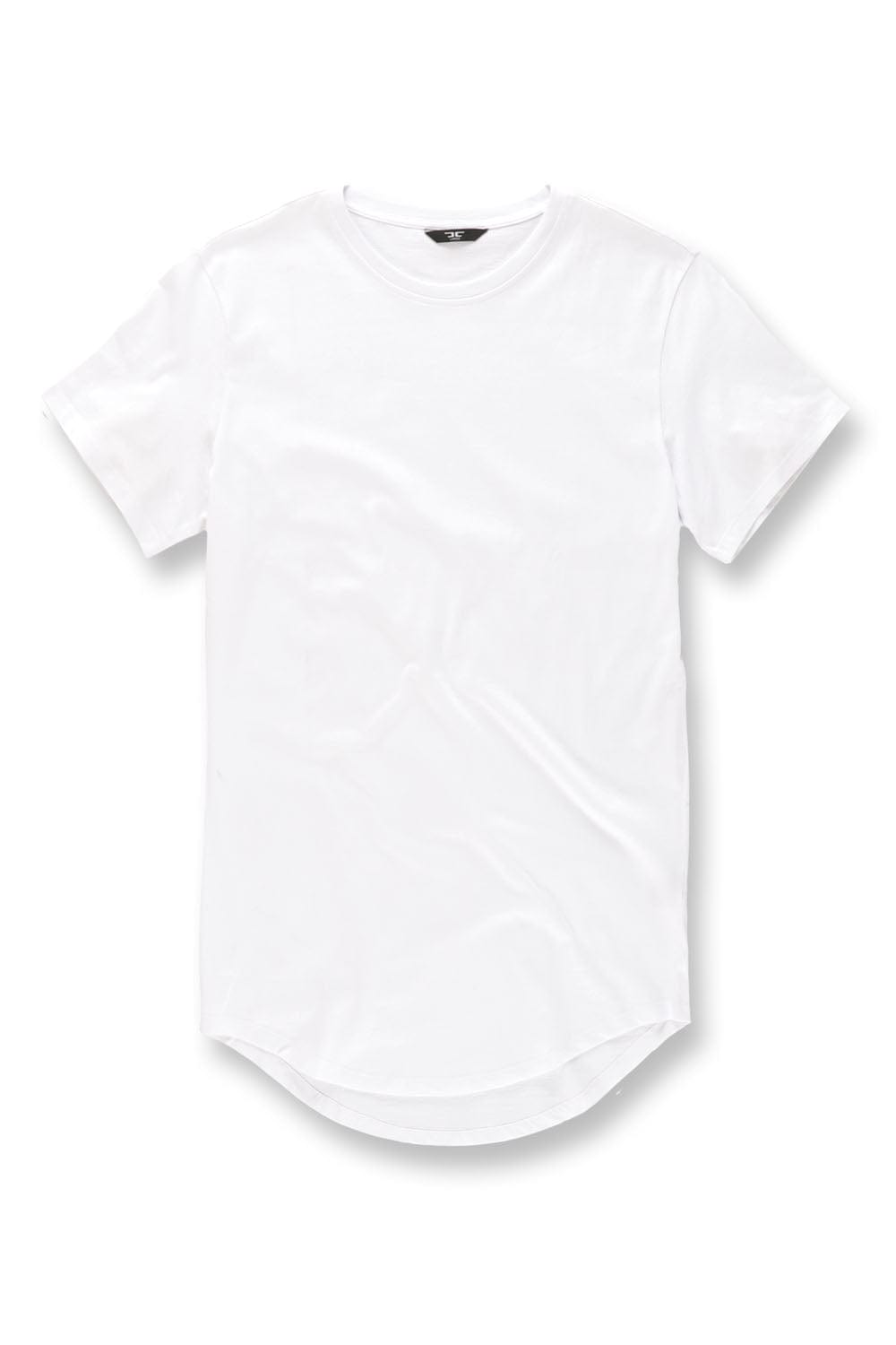 JC Big Men Big Men's Scallop T-Shirt White / 4XL